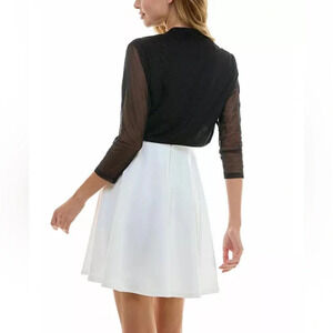 City Studios Open Front Black Glitter shrug. Size medium. Worn once.